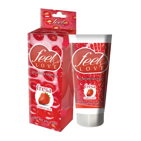 Lubricante Feel Love 60ml FRESA