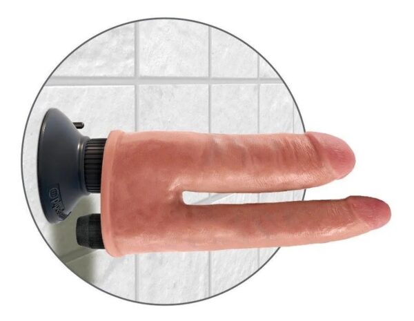 KING COCK DOUBLE VIBRATING PENETRADOR - Imagen 2